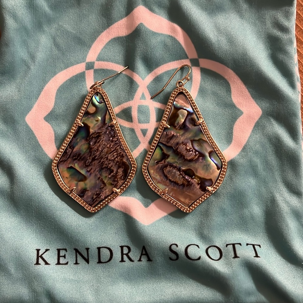 Kendra Scott Alex Abalone Shell earrings